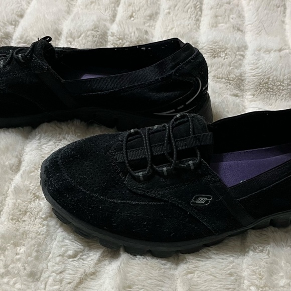 Skecher's women's slip on casual sneaker, black size 9 - Picture 3 of 5